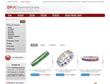Tablet Screenshot of bkkgemstones.com